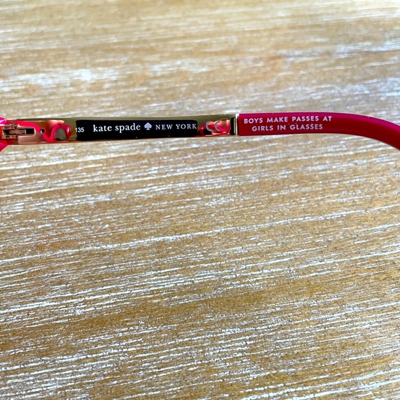 Kate Spade Angelisa Eye Glasses, Tortoise & Pink, S0X 135 - Picture 9 of 11